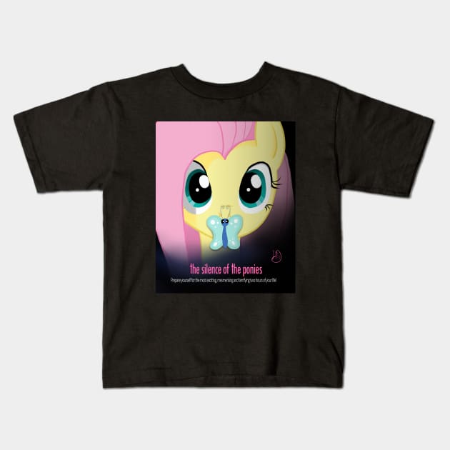 Silence of the Ponies Kids T-Shirt by lstjules